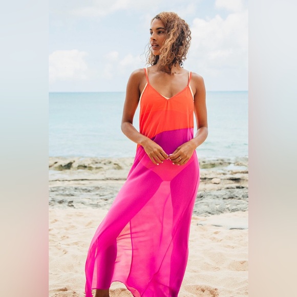 Lulus Other - Lulu's NWT Red and Pink Dress Swimsuit